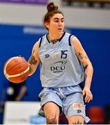 7 January 2023; Lindsey Abed of DCU Mercy during the Basketball Ireland Paudie O'Connor Cup Semi-Final match between DCU Mercy and Trinity Meteors at Neptune Stadium in Cork. Photo by Brendan Moran/Sportsfile