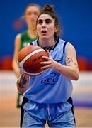 7 January 2023; Lindsey Abed of DCU Mercy during the Basketball Ireland Paudie O'Connor Cup Semi-Final match between DCU Mercy and Trinity Meteors at Neptune Stadium in Cork. Photo by Brendan Moran/Sportsfile