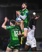 7 January 2023; Tiernan O’Halloran of Connacht during the United Rugby Championship match between Connacht and Cell C Sharks at the Sportsground in Galway. Photo by Eóin Noonan/Sportsfile