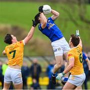 8 January 2023; Ryan O'Neill of Cavan in action against Ronan Boyle of Antrim during the Bank of Ireland Dr McKenna Cup Round 2 match between Antrim and Cavan at Kelly Park in Portglenone, Antrim. Photo by Ramsey Cardy/Sportsfile