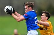 8 January 2023; Brandon Boylan of Cavan in action against Ronan Boyle of Antrim during the Bank of Ireland Dr McKenna Cup Round 2 match between Antrim and Cavan at Kelly Park in Portglenone, Antrim. Photo by Ramsey Cardy/Sportsfile