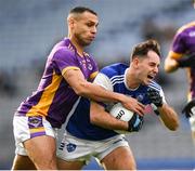 8 January 2023; Jack Savage of Kerins O'Rahilly's in action against Craig Dias of Kilmacud Crokes during the AIB GAA Football All-Ireland Senior Club Championship Semi-Final match between Kilmacud Crokes of Dublin and Kerins O'Rahilly's of Kerry at Croke Park in Dublin. Photo by Ray McManus/Sportsfile