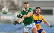 8 January 2023; Dylan Casey of Kerry in action against Manus Doherty of Clare during the McGrath Cup Group A match between Kerry and Clare at Austin Stack Park in Tralee, Kerry. Photo by Brendan Moran/Sportsfile