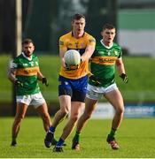 8 January 2023; Darren O'Neill of Clare in action against Diarmuid O'Connor of Kerry during the McGrath Cup Group A match between Kerry and Clare at Austin Stack Park in Tralee, Kerry. Photo by Brendan Moran/Sportsfile