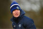 8 January 2023; Laois manager Willie Maher after the Walsh Cup Group 2 Round 1 match between Laois and Wexford at St Fintan's GAA Grounds in Mountrath, Laois. Photo by Seb Daly/Sportsfile