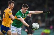 8 January 2023; Eddie Horan of Kerry in action against Cillian Brennan of Clare during the McGrath Cup Group A match between Kerry and Clare at Austin Stack Park in Tralee, Kerry. Photo by Brendan Moran/Sportsfile