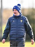 7 January 2023; Wexford manager John Hegarty before the O'Byrne Cup Group A Round 2 match between Westmeath and Wexford at The Downs GAA club in Mullingar, Westmeath. Photo by Sam Barnes/Sportsfile