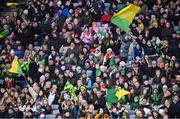 8 January 2023; Glen supporters, in the Hogan Stand, during the AIB GAA Football All-Ireland Senior Club Championship Semi-Final match between Moycullen of Galway and Glen of Derry at Croke Park in Dublin. Photo by Ray McManus/Sportsfile