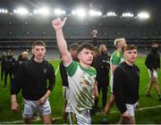 8 January 2023; Conleth McGuckian of Glen celebrates after the AIB GAA Football All-Ireland Senior Club Championship Semi-Final match between Moycullen of Galway and Glen of Derry at Croke Park in Dublin. Photo by Daire Brennan/Sportsfile