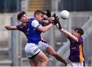 8 January 2023; Tommy Walsh of Kerins O'Rahilly's in action against Theo Clancy, left, and Michael Mullin of Kilmacud Crokes during the AIB GAA Football All-Ireland Senior Club Championship Semi-Final match between Kilmacud Crokes of Dublin and Kerins O'Rahilly's of Kerry at Croke Park in Dublin. Photo by Daire Brennan/Sportsfile