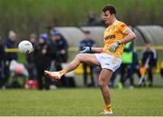 8 January 2023; Joseph Finnegan of Antrim during the Bank of Ireland Dr McKenna Cup Round 2 match between Antrim and Cavan at Kelly Park in Portglenone, Antrim. Photo by Ramsey Cardy/Sportsfile