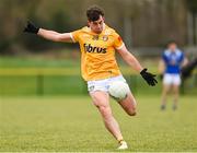 8 January 2023; Ryan Murray of Antrim during the Bank of Ireland Dr McKenna Cup Round 2 match between Antrim and Cavan at Kelly Park in Portglenone, Antrim. Photo by Ramsey Cardy/Sportsfile