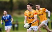 8 January 2023; Sean O'Neill of Antrim during the Bank of Ireland Dr McKenna Cup Round 2 match between Antrim and Cavan at Kelly Park in Portglenone, Antrim. Photo by Ramsey Cardy/Sportsfile