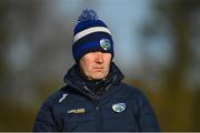 8 January 2023; Laois manager Willie Maher before the Walsh Cup Group 2 Round 1 match between Laois and Wexford at St Fintan's GAA Grounds in Mountrath, Laois. Photo by Seb Daly/Sportsfile