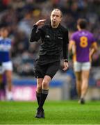 8 January 2023; Referee Niall Cullen during the AIB GAA Football All-Ireland Senior Club Championship Semi-Final match between Kilmacud Crokes of Dublin and Kerins O'Rahilly's of Kerry at Croke Park in Dublin. Photo by Ray McManus/Sportsfile