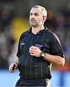 8 January 2023; Referee Eamonn Stapleton during the Co-Op Superstores Munster Hurling League Group 1 match between Tipperary and Clare at McDonagh Park in Nenagh, Tipperary. Photo by Sam Barnes/Sportsfile