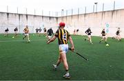 8 January 2023; Cillian Buckley of Kilkenny during the warm-up before the Walsh Cup Group 2 Round 1 match between Kilkenny and Offaly at John Locke Park in Callan, Kilkenny. Photo by Piaras Ó Mídheach/Sportsfile