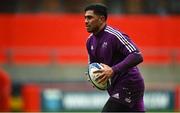 10 January 2023; Malakai Fekitoa during a Munster rugby squad training session at Thomond Park in Limerick. Photo by David Fitzgerald/Sportsfile