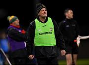 11 January 2023; Offaly manager Liam Kearns reacts during the O'Byrne Cup Group C Round 3 match between Dublin and Offaly at Parnell Park in Dublin. Photo by Piaras Ó Mídheach/Sportsfile