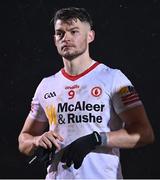 11 January 2023; Richie Donnelly of Tyrone reacts after his side's draw in the Bank of Ireland Dr McKenna Cup Round 3 match between Derry and Tyrone at Derry GAA Centre of Excellence in Owenbeg, Derry. Photo by Ben McShane/Sportsfile