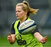 11 January 2023; Dannah O'Brien during a Leinster Rugby women's training session at the IRFU High Performance Centre at the Sport Ireland Campus in Dublin. Photo by Harry Murphy/Sportsfile