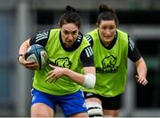 11 January 2023; Elaine Anthony, left, and Hannah O'Connor during a Leinster Rugby women's training session at the IRFU High Performance Centre at the Sport Ireland Campus in Dublin. Photo by Harry Murphy/Sportsfile