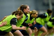 11 January 2023; Elise O'Byrne-White, centre, during a Leinster Rugby women's training session at the IRFU High Performance Centre at the Sport Ireland Campus in Dublin. Photo by Harry Murphy/Sportsfile