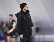 13 January 2023; Sligo manager Tony McEntee before the Connacht FBD League Semi-Final match between Sligo and Roscommon at NUI Galway Connacht GAA Air Dome in Bekan, Mayo. Photo by Piaras Ó Mídheach/Sportsfile