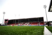 14 January 2023; A general view inside the stadium before the Heineken Champions Cup Pool A Round 3 match between Gloucester and Leinster at Kingsholm Stadium in GLoucester, England. Photo by Harry Murphy/Sportsfile