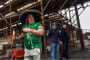 14 January 2023; Limerick supporter Pat Carroll from Croom arrives prior to the McGrath Cup Group B match between between Tipperary and Limerick at Fethard Community Astroturf Pitch, Fethard in Tipperary. Photo by Tom Beary/Sportsfile