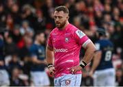 14 January 2023; Ruan Ackermann of Gloucester reacts during the Heineken Champions Cup Pool A Round 3 match between Gloucester and Leinster at Kingsholm Stadium in Gloucester, England. Photo by Harry Murphy/Sportsfile
