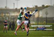14 January 2023; Dara Noonan of Limerick in action against Jimmy Feehan of Tipperary during the McGrath Cup Group B match between between Tipperary and Limerick at Fethard Community Astroturf Pitch, Fethard in Tipperary. Photo by Tom Beary/Sportsfile