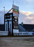 14 January 2023; A view of the scoreboard, on the outside of the Greyhound Track, before the EPCR Challenge Cup Pool A Round 3 match between Connacht and CA Brive at The Sportsground in Galway. Photo by Ben McShane/Sportsfile