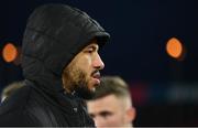 14 January 2023; Courtney Lawes of Northampton Saints leaves the pitch after his side's defeat in the Heineken Champions Cup Pool B Round 3 match between Munster and Northampton Saints at Thomond Park in Limerick. Photo by Brendan Moran/Sportsfile