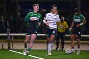 14 January 2023; Conor Fitzgerald of Connacht celebrates after scoring his side's eighth try during the EPCR Challenge Cup Pool A Round 3 match between Connacht and CA Brive at The Sportsground in Galway. Photo by Ben McShane/Sportsfile