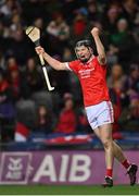 14 January 2023; Mark O'Dwyer of Monaleen celebrates after scoring a point during the AIB GAA Hurling All-Ireland Intermediate Championship Final match between Monaleen of Limerick and Tooreen of Mayo at Croke Park in Dublin. Photo by Piaras Ó Mídheach/Sportsfile