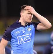 14 January 2023; A dejected James Madden of Dublin after the Walsh Cup Group 1 Round 2 match between Dublin and Galway at Parnell Park in Dublin. Photo by Daire Brennan/Sportsfile