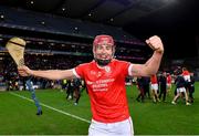 14 January 2023; Luke Murphy of Monaleen celebrates after his side's victory in the AIB GAA Hurling All-Ireland Intermediate Championship Final match between Monaleen of Limerick and Tooreen of Mayo at Croke Park in Dublin. Photo by Piaras Ó Mídheach/Sportsfile