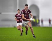 14 January 2023; Galway captain Mathew Tierney during the Connacht FBD League Semi-Final match between Mayo and Galway at NUI Galway Connacht GAA Air Dome in Bekan, Mayo. Photo by Ray Ryan/Sportsfile