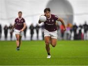 14 January 2023; Sean Fitzgerald of Galway during the Connacht FBD League Semi-Final match between Mayo and Galway at NUI Galway Connacht GAA Air Dome in Bekan, Mayo. Photo by Ray Ryan/Sportsfile