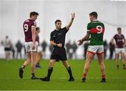 14 January 2023; Referee Barry Judge during the Connacht FBD League Semi-Final match between Mayo and Galway at NUI Galway Connacht GAA Air Dome in Bekan, Mayo. Photo by Ray Ryan/Sportsfile