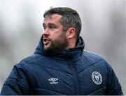 15 January 2023; St Patrick's Athletic manager Tim Clancy before the pre-season friendly match between St Patrick's Athletic and Drogheda United at the TU Dublin Blanchardstown in Dublin. Photo by Tyler Miller/Sportsfile