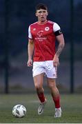 15 January 2023; Joe Redmond of St Patrick's Athletic during the pre-season friendly match between St Patrick's Athletic and Drogheda United at the TU Dublin Blanchardstown in Dublin. Photo by Tyler Miller/Sportsfile
