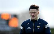 15 January 2023; Lee Chin of Wexford during the Walsh Cup Group 2 Round 2 match between Offaly and Wexford at St Brendan's Park in Birr, Offaly. Photo by Seb Daly/Sportsfile