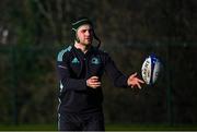 16 January 2023; James Culhane during a Leinster Rugby squad training session at UCD in Dublin. Photo by Harry Murphy/Sportsfile