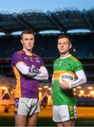 19 January 2023; Shane Cunningham of Kilmacud Crokes, left, and Connor Carville of Watty Graham’s Glen pictured ahead of the AIB GAA All-Ireland Football Senior Club Championship Final, which takes place this Sunday, January 22nd at Croke Park at 3.30pm. The AIB GAA All-Ireland Club Championships features some of #TheToughest players from communities all across Ireland. It is these very communities that the players represent that make the AIB GAA All-Ireland Club Championships unique. Now in its 32nd year supporting the GAA Club Championships, AIB is extremely proud to once again celebrate the communities that play such a role in sustaining our national games. Photo by Ramsey Cardy/Sportsfile