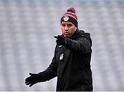 15 January 2023; Stewartstown Harps joint-manager Peter Armour before the AIB GAA Football All-Ireland Junior Championship Final match between Fossa of Kerry and Stewartstown Harps of Tyrone at Croke Park in Dublin. Photo by Piaras Ó Mídheach/Sportsfile