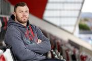 17 January 2023; Duane Vermeulen during an Ulster Rugby press conference at Kingspan Stadium in Belfast. Photo by John Dickson/Sportsfile