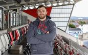 17 January 2023; Duane Vermeulen during an Ulster Rugby press conference at Kingspan Stadium in Belfast. Photo by John Dickson/Sportsfile