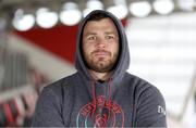 17 January 2023; Duane Vermeulen during an Ulster Rugby press conference at Kingspan Stadium in Belfast. Photo by John Dickson/Sportsfile